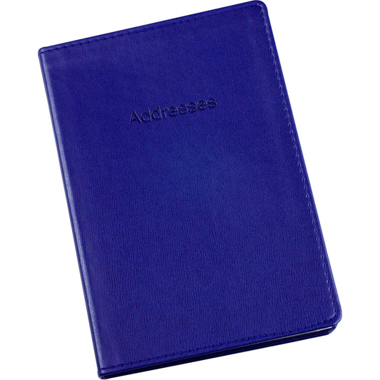 Soft Cover Address Book Large - EL337 Blue