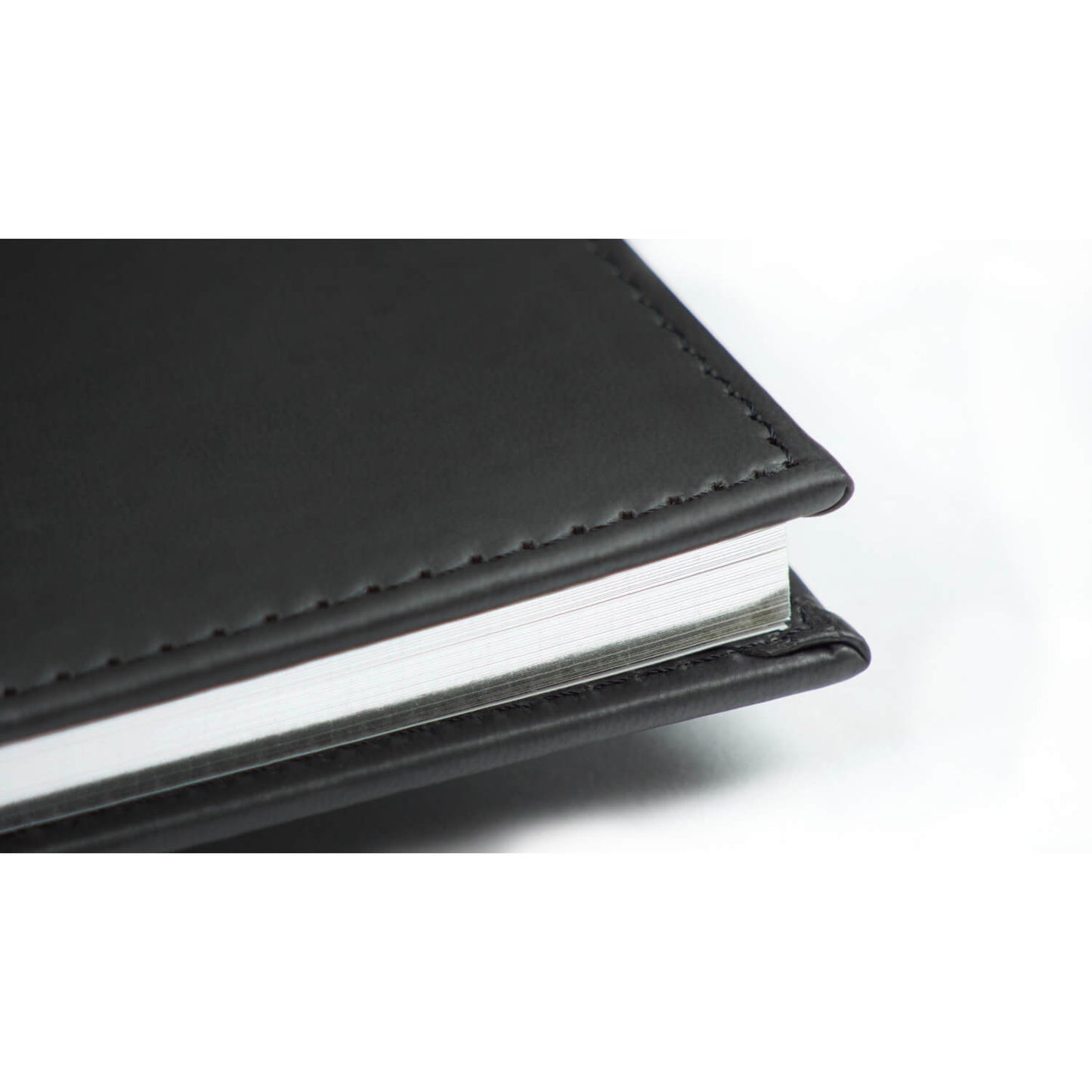 Visitors Book - PU Leather Cover - Black - EL314B