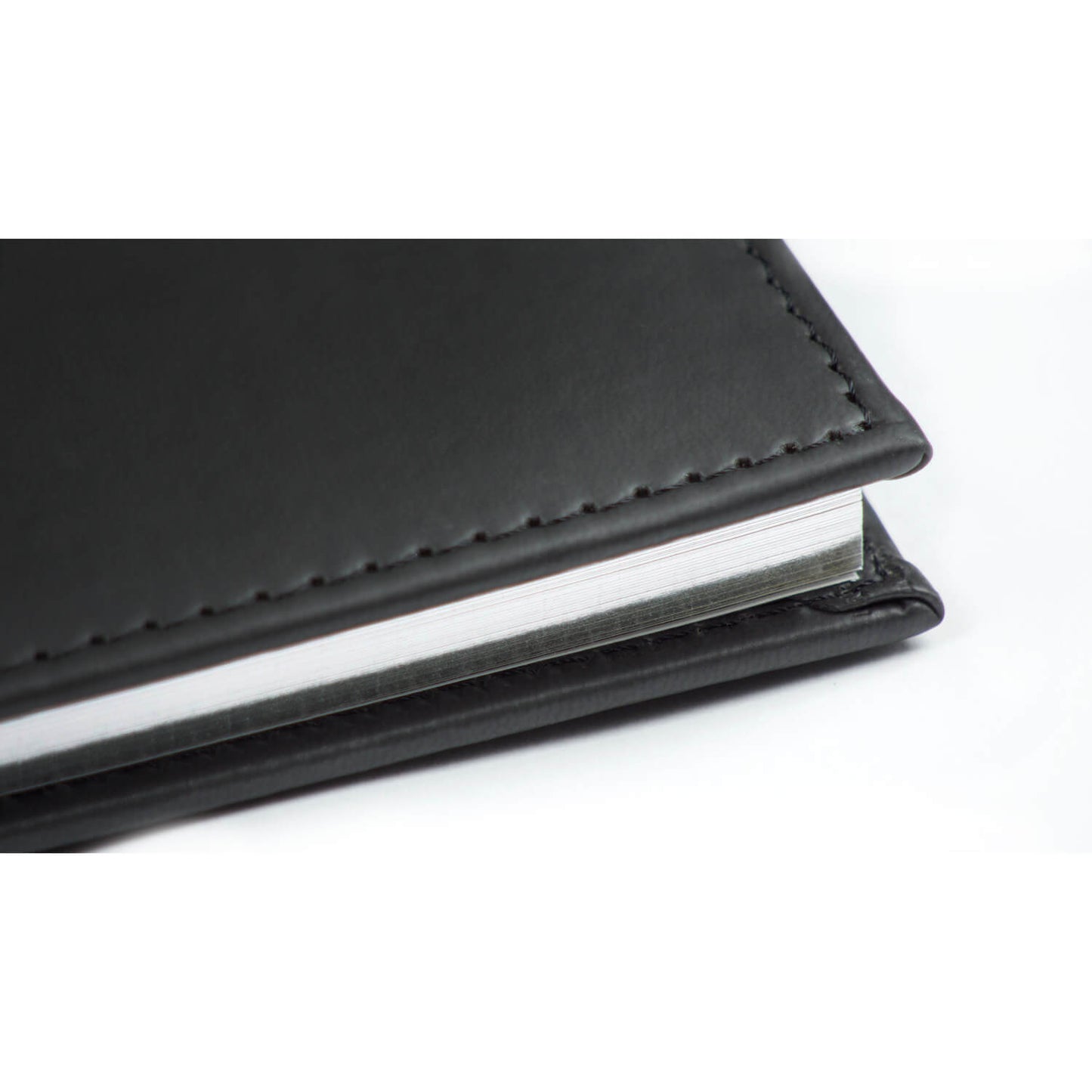 Visitors Book - PU Leather Cover - Black - EL314B